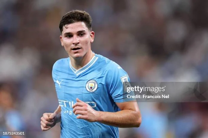 L'attaquant de Manchester City, Julian Alvarez