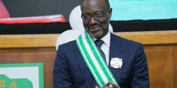 Tidjane Thiam, président du PDCI-RDA