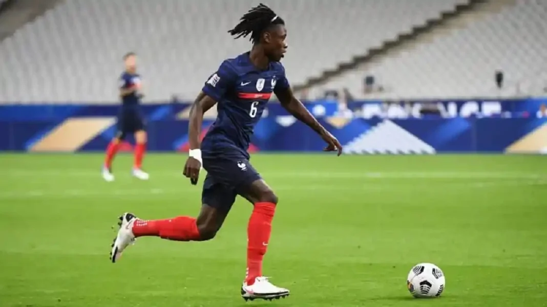 Eduardo Camavinga, avec le maillot de la France