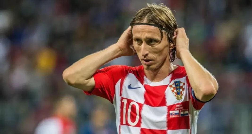 Luka Modric, capitaine de la Croatie