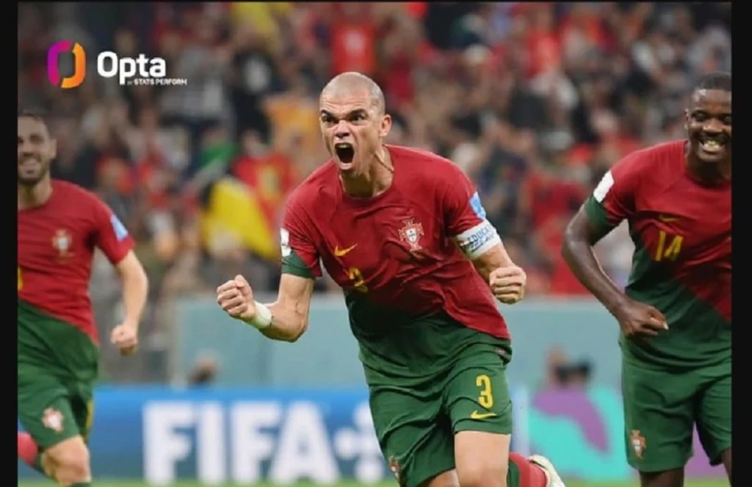 Pepe sous le maillot de la sÃ©lection portugaise