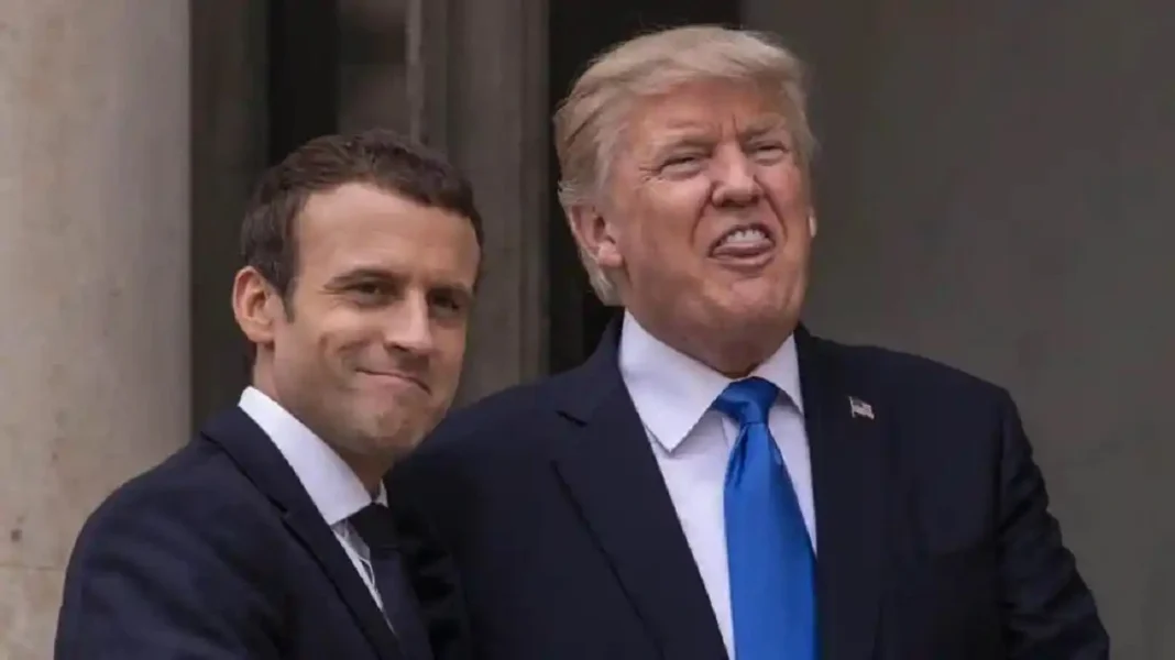 Emmanuel Macron et Donald Trump