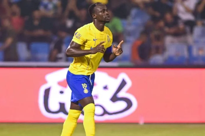 Sadio Mané sous le maillot d'Al Nassr