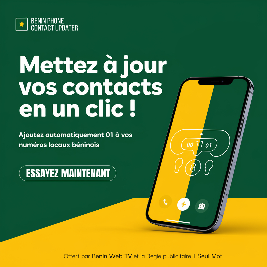 Passage au 01: une app pour mettre à jour vos contacts signée Benin Web TV