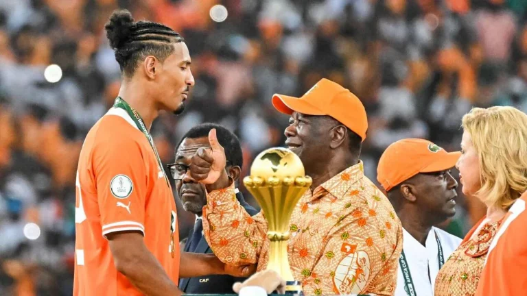 SÃ©bastien Haller et Alassane Ouattara