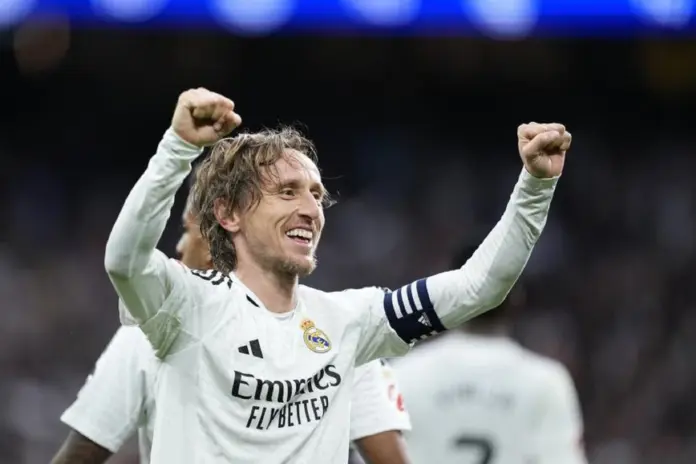 Le capitaine du Real Madrid Luka Modric