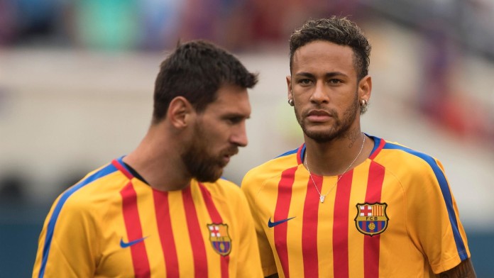 Lionel Messi et Neymar avec le Barça, en juillet 2017 Crédit: Getty Images