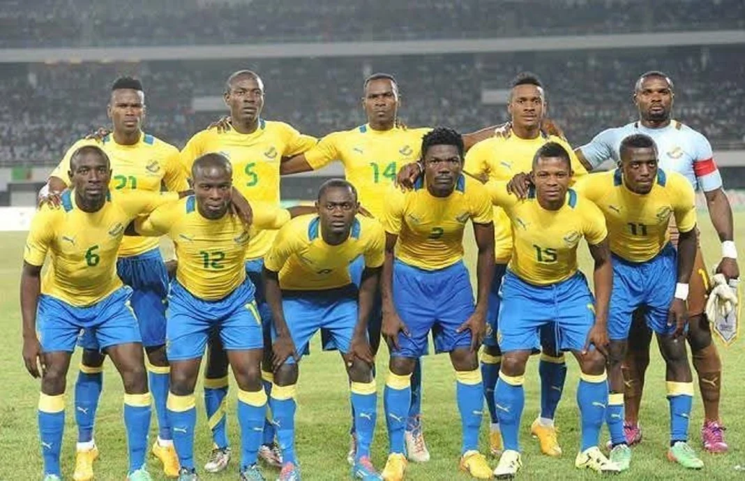 Des joueurs A' du Gabon