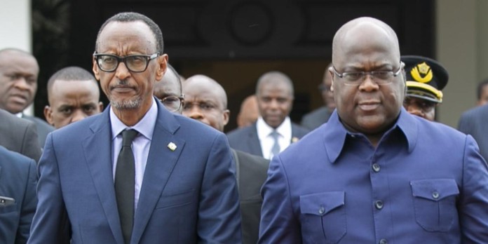 Paul Kagame et Felix Felix Tshisekedi