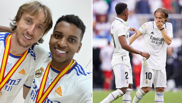 Rodrygo et Luka Modric