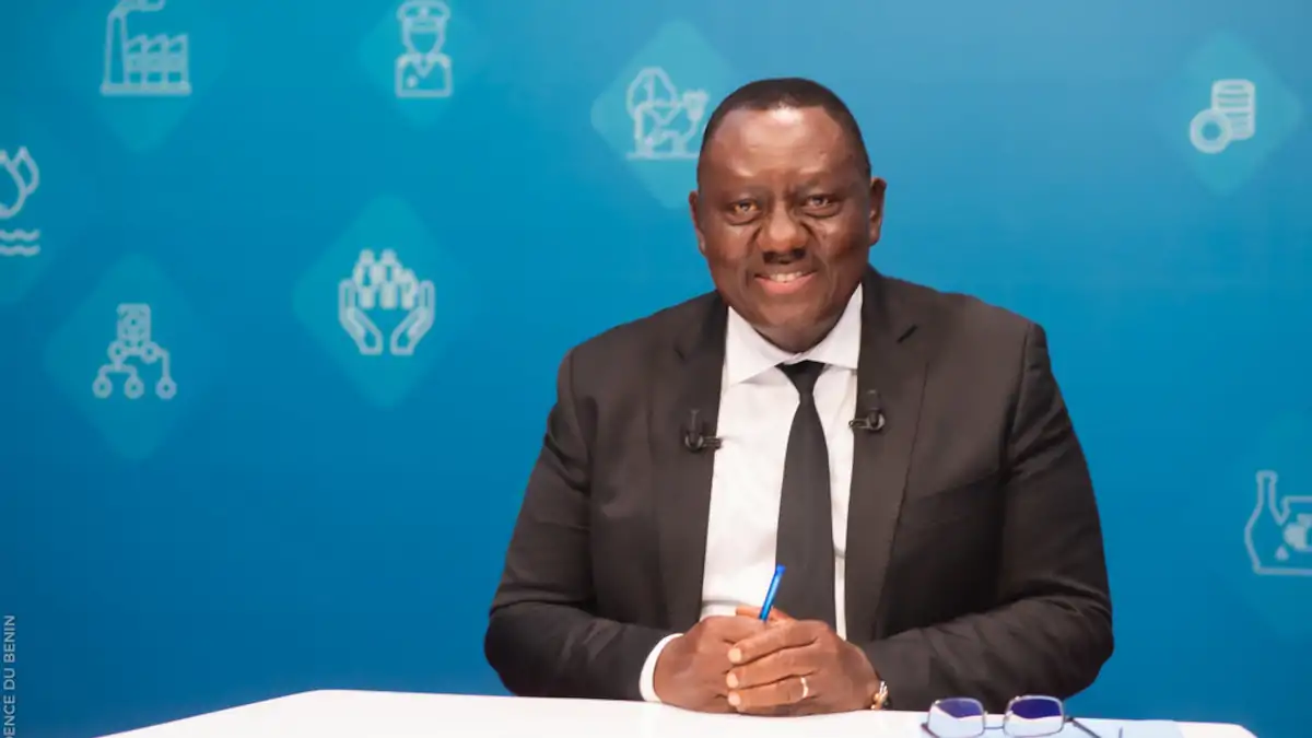 Le ministre de l’Agriculture, de l’Élevage et de la Pêche, Gaston Cossi Dossouhoui