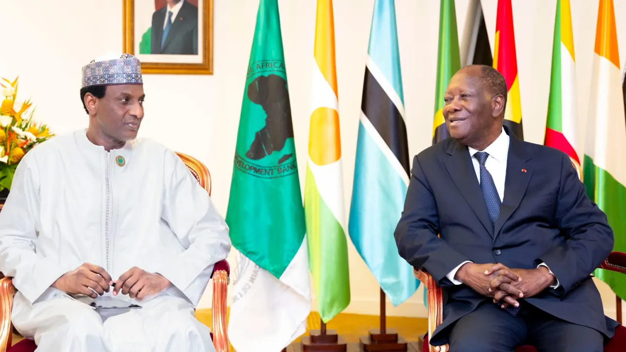 Rencontre Ouattara-Lamine Zeine à Abidjan en marge du sommet de la BAD