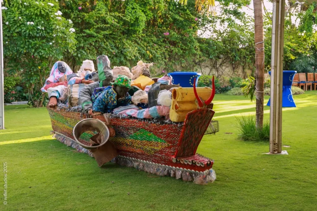 Verckys et Génia Ohini, talents béninois célébrés par l'Union européenne.