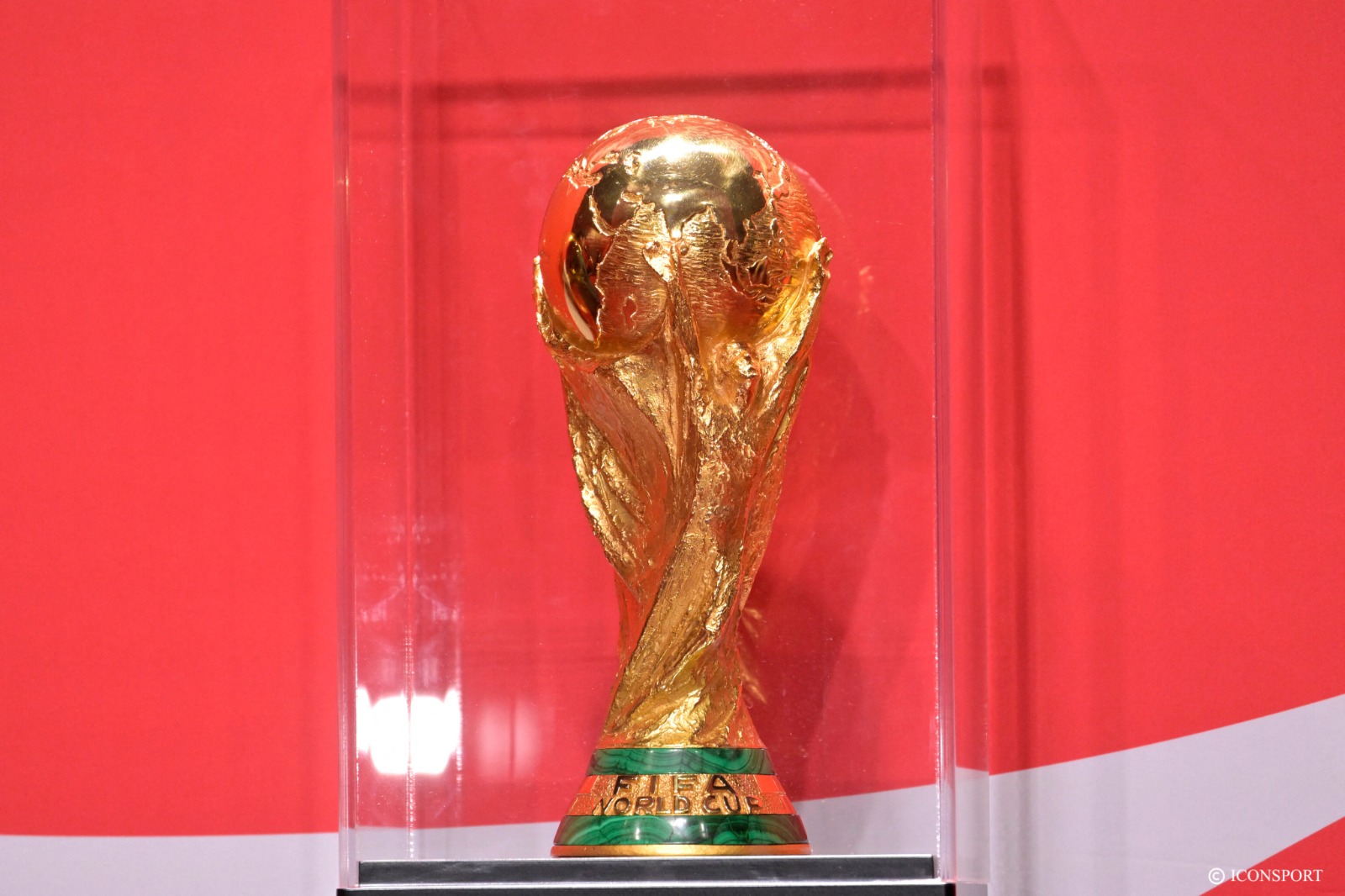 Le trophée de la Coupe du Monde
