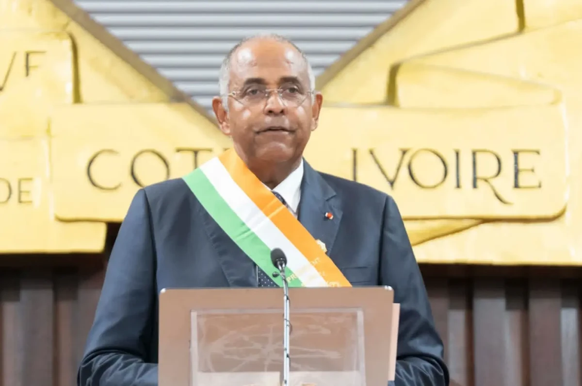 Patrick Achi, président de l'Assemblée nationale de Côte d'Ivoire