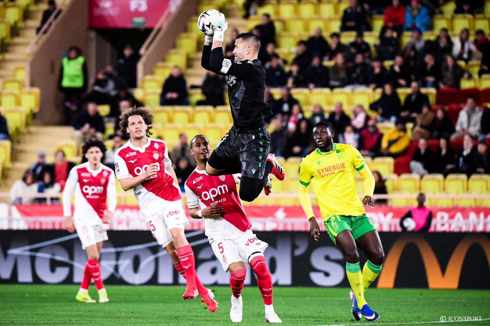 Ligue 1 (J22) : l’AS Monaco s’impose contre le FC Nantes