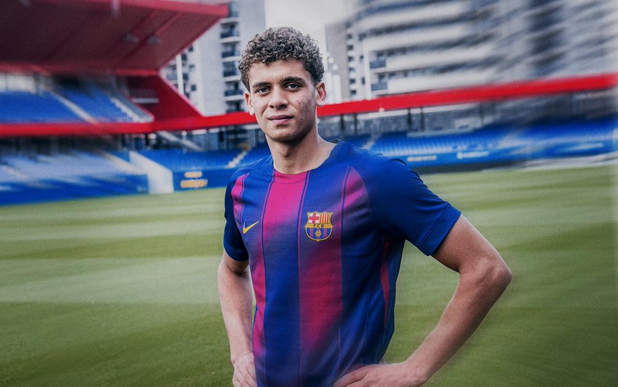 Football : le FC Barcelone officialise la signature de l&rsquo;égyptien Hamza Abdelkarim