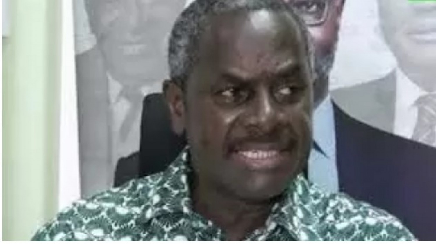 Yapo Calice, secrétaire exécutif en chef du Parti démocratique de Côte d'Ivoire-Rassemblement démocratique africain (PDCI-RDA)