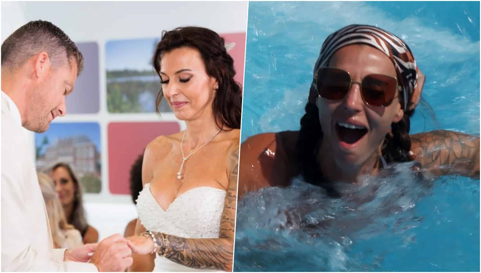 transportée en urgence à l’hôpital après avoir été poussée violemment dans la piscine par son nouveau mari en voyage de noces