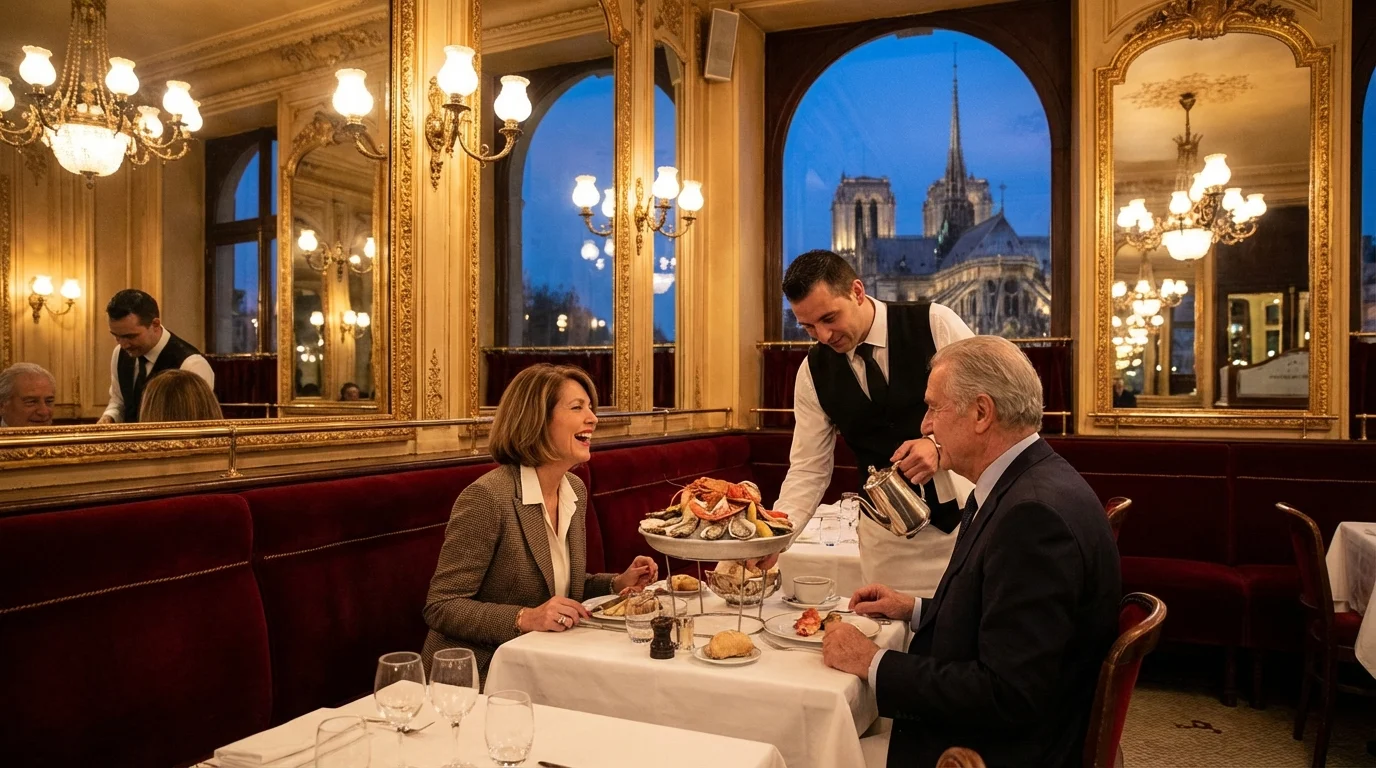 "Du crabe royal" à 40€, un "tigre qui pleure", café "à 10 balles"... ce restaurant aux prix XXL où elle emmenait son père à dîner