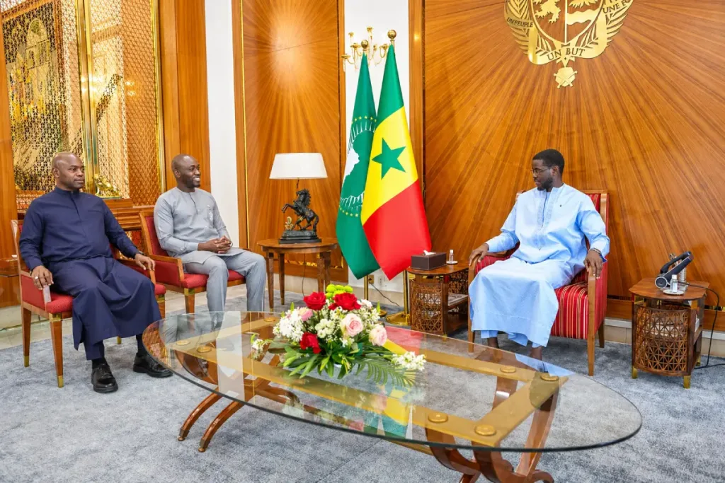 L’ingénieur sénégalais Momar Diouf, fondateur de 3MD Energy reçu par le président sénégalais Diomaye Faye