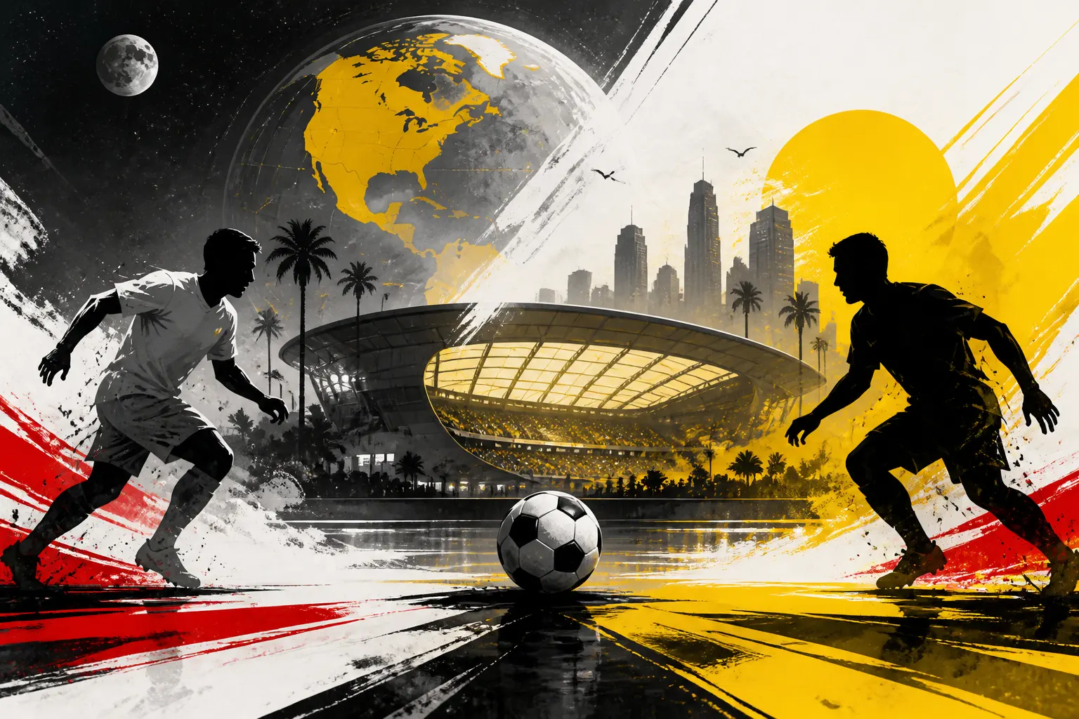 Illustration du match États-Unis VS Paraguay, le 13/06/2026 02:00, stade Los Angeles Stadium