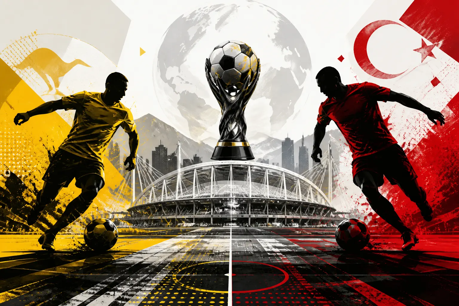 Illustration du match Australie VS Turquie, le 14/06/2026 05:00, stade BC Place
