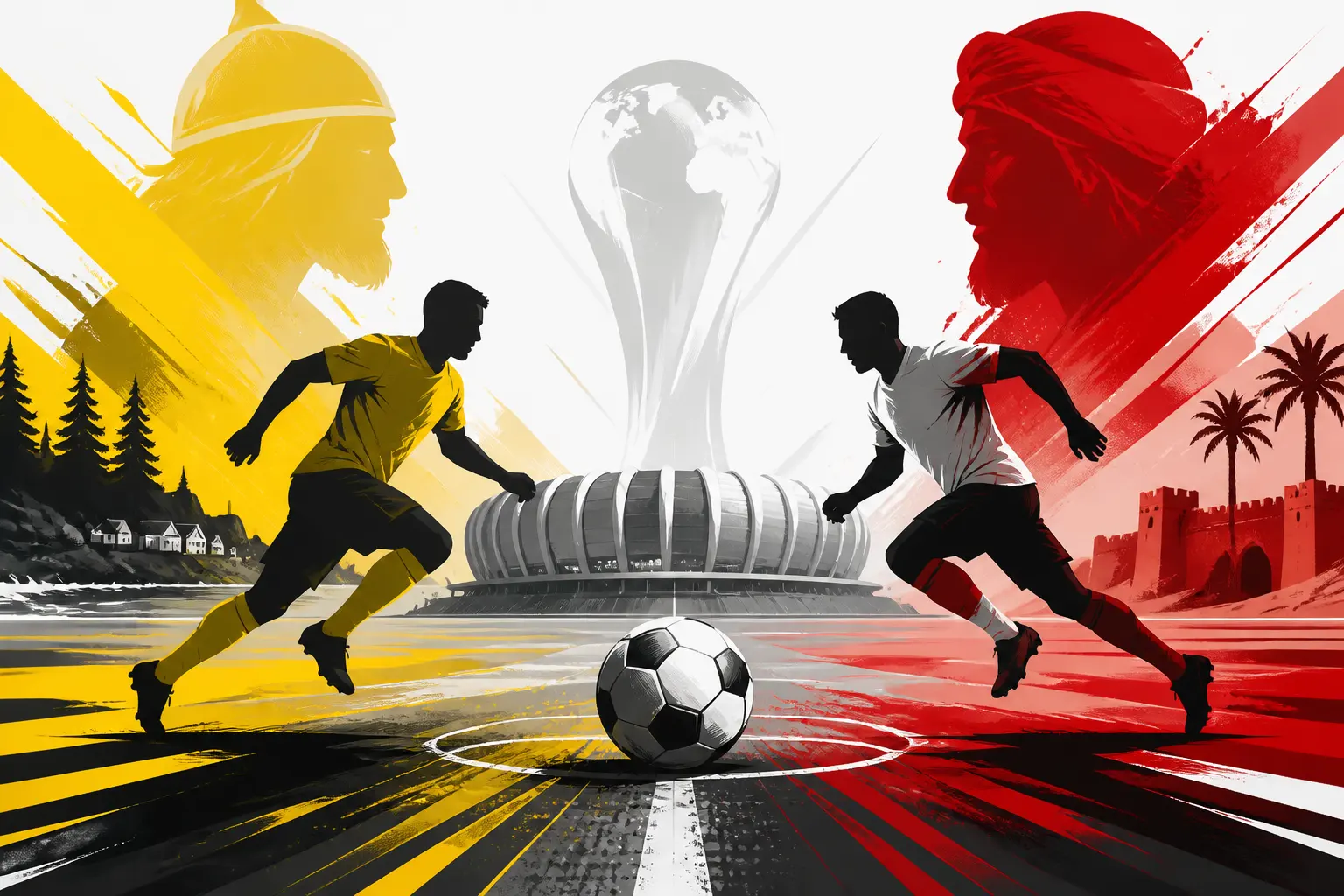 Illustration du match Suède VS Tunisie, le 15/06/2026 03:00, stade Estadio BBVA