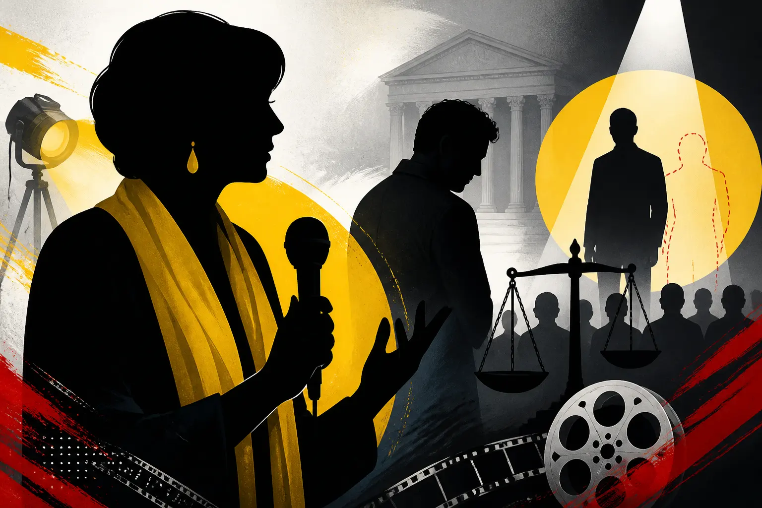 Illustration editoriale pour Anny Duperey annonce qu’une autre célébrité va être visée par des accusations après ses critiques de Patrick Bruel