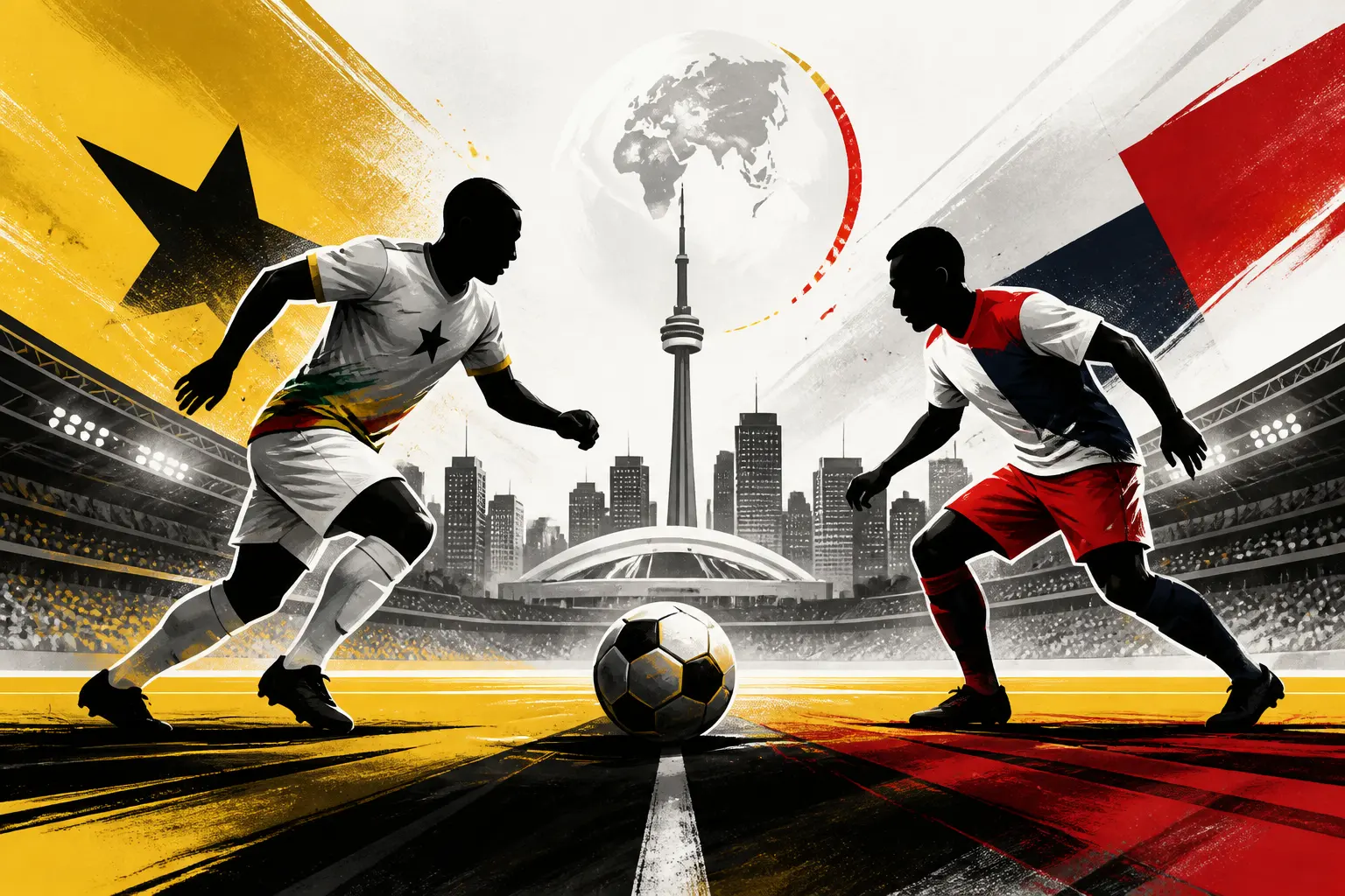 Illustration du match Ghana VS Panama, le 18/06/2026 00:00, stade BMO Field
