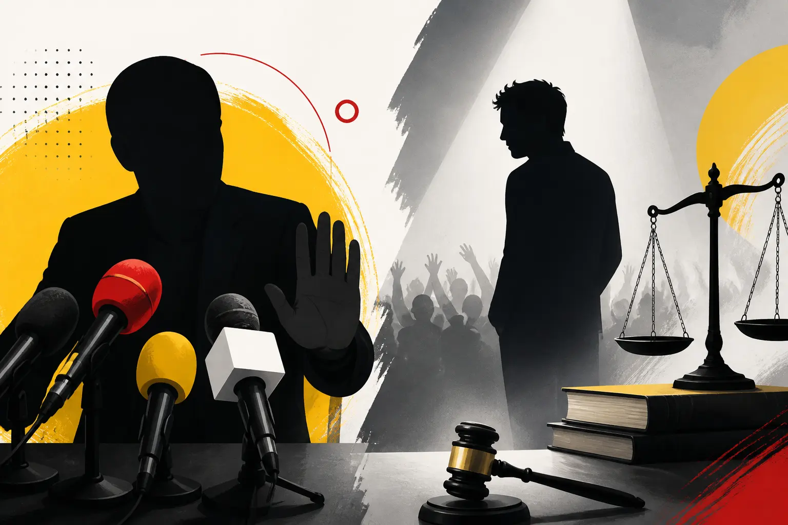Illustration editoriale pour Michel Drucker refuse de commenter l&rsquo;affaire Patrick Bruel malgré son respect pour le chanteur