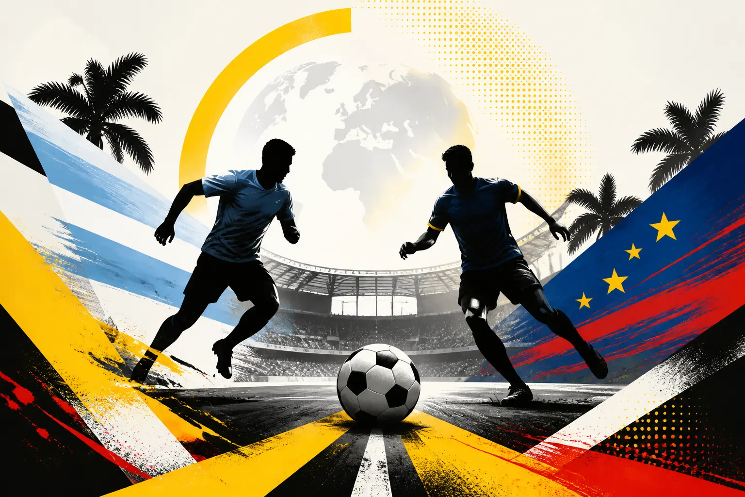 Illustration du match Uruguay VS Cap-Vert, le 21/06/2026 23:00, stade Hard Rock Stadium