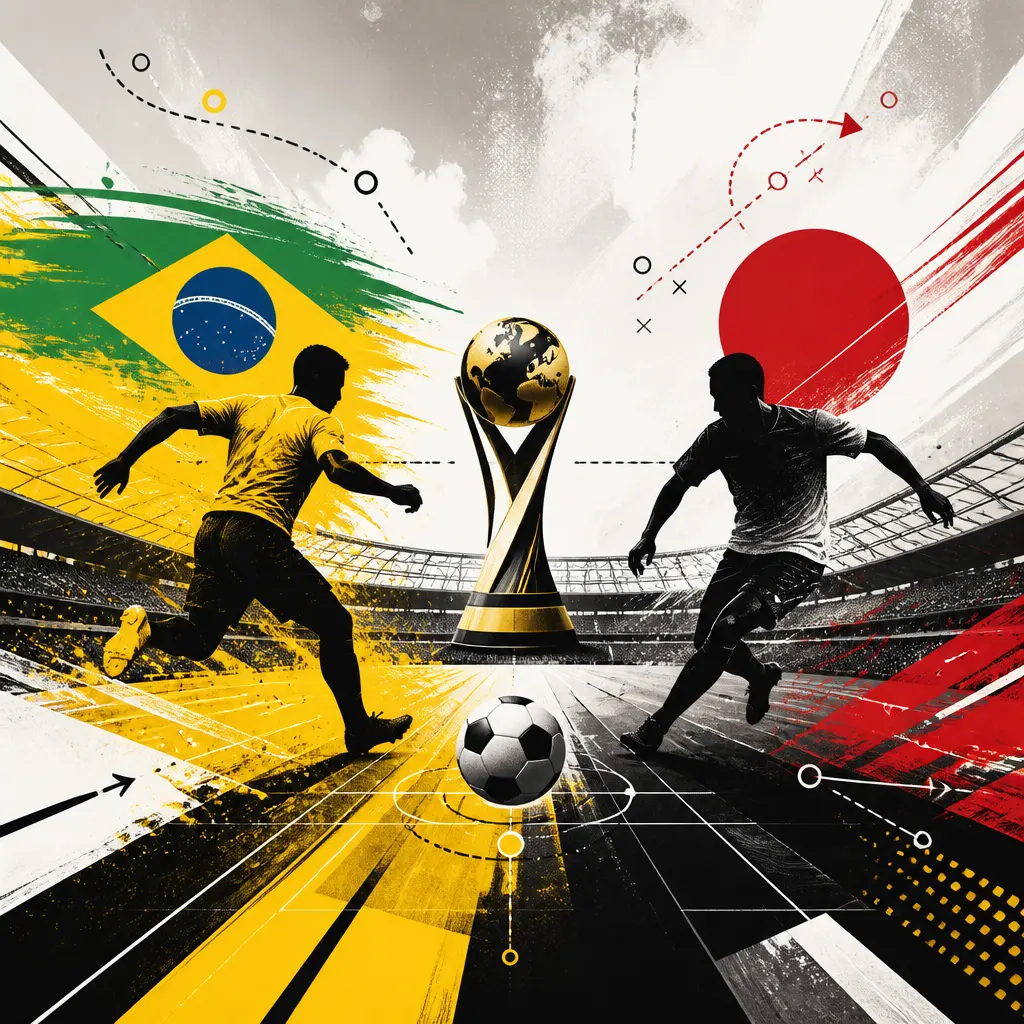 Illustration du match Brésil VS Japon, le 29/06/2026 18:00, stade Houston Stadium