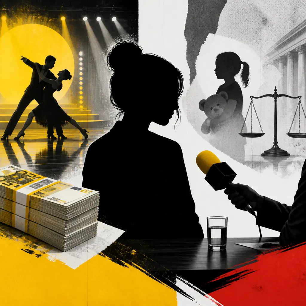 Illustration editoriale pour Lucie Bernardoni a gagné 40 000 euros pour participer à Danse avec les stars