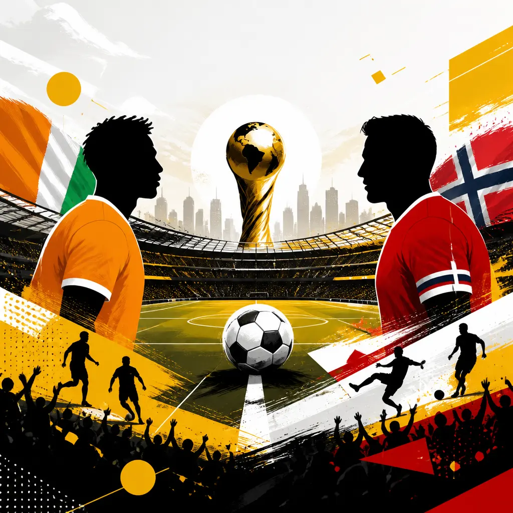 Illustration du match Côte d'Ivoire VS Norvège, le 30/06/2026 18:00, stade Dallas Stadium