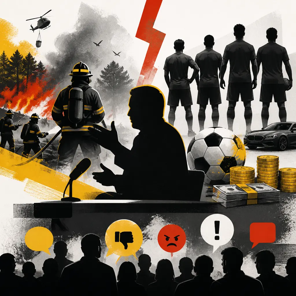 Illustration editoriale pour Nelson Monfort crée la polémique sur CNews en s’en prenant aux footballeurs de l’Équipe de France
