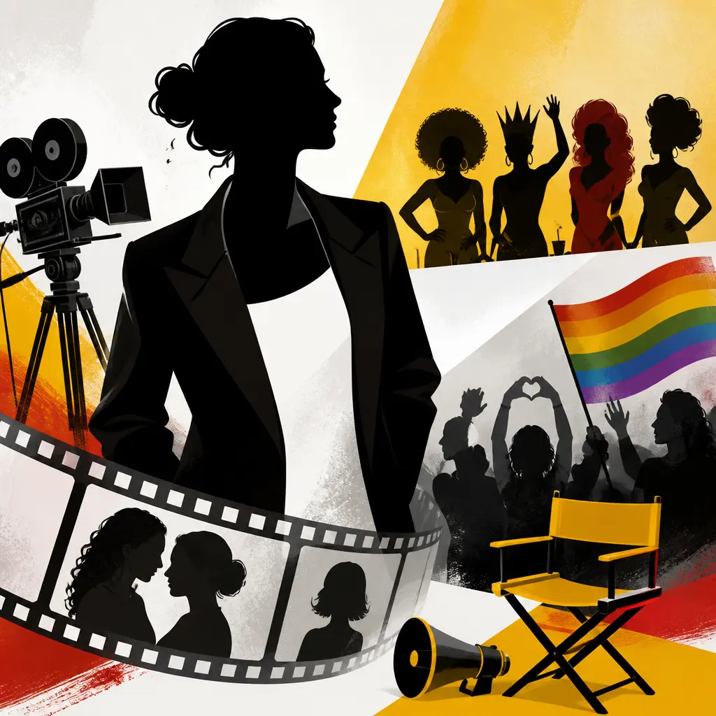 Illustration editoriale pour Camille Cottin se dit heureuse d&rsquo;être lesbienne et renforce son statut d&rsquo;icône LGBTQ+