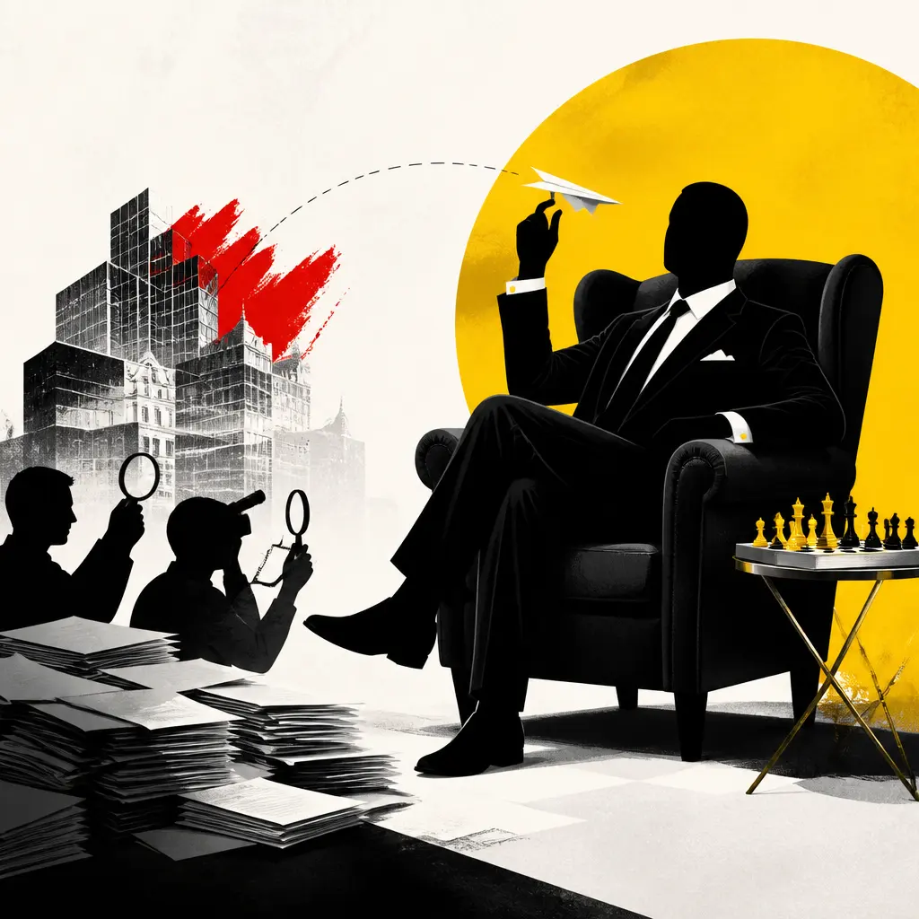 Illustration editoriale pour Bernard Arnault ironise sur les réseaux sociaux après un portrait dans Le Monde