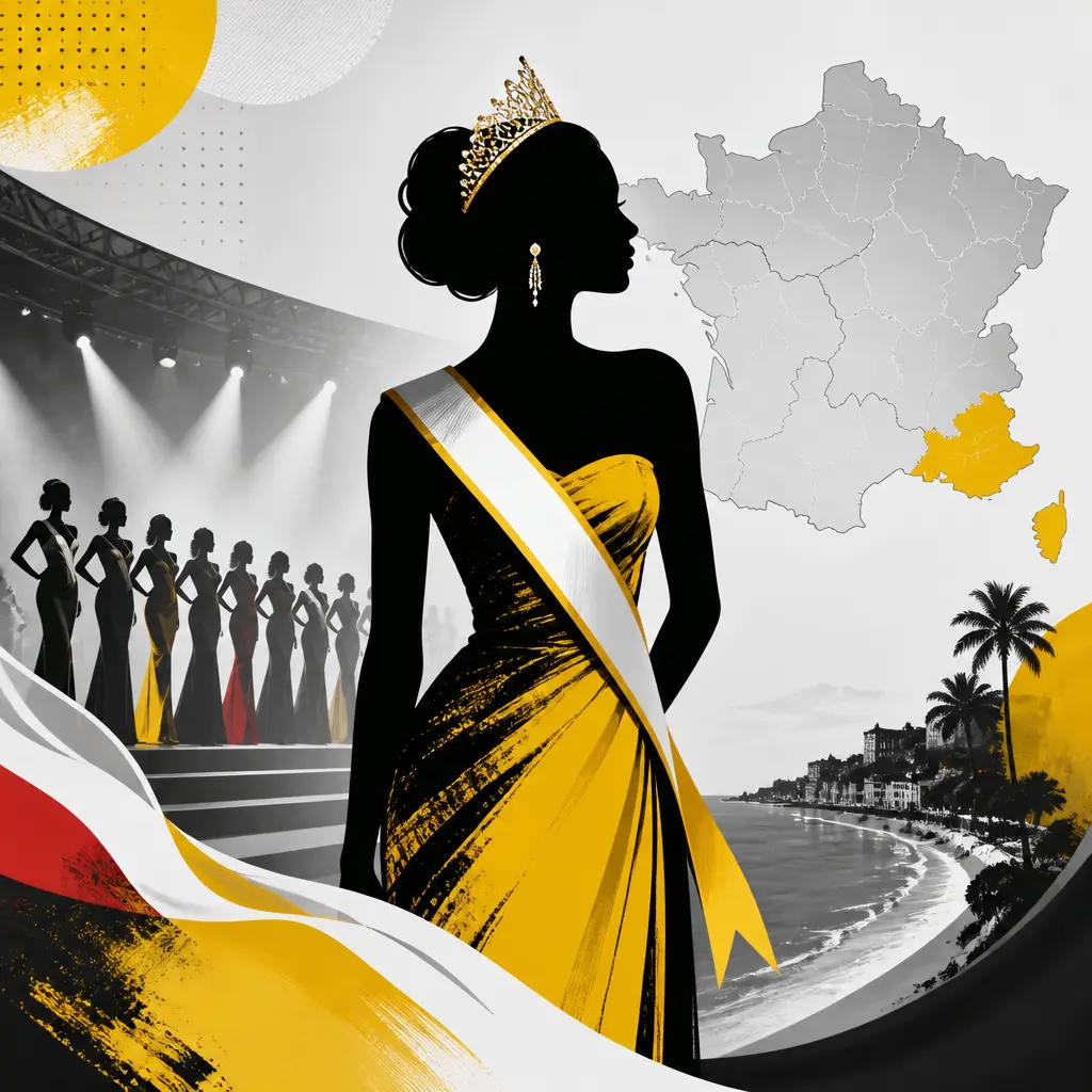 Illustration editoriale pour Miss France 2027 : May Haoues élue Miss Côte d&rsquo;Azur et candidate au titre national