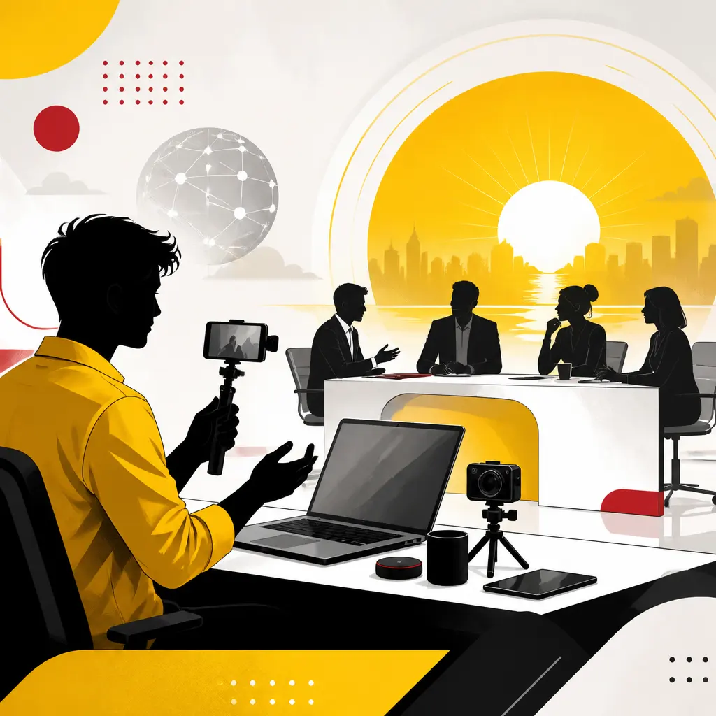 Illustration editoriale pour Jean-Baptiste Nicolet, Youtubeur tech, rejoint la matinale Bonjour sur TF1