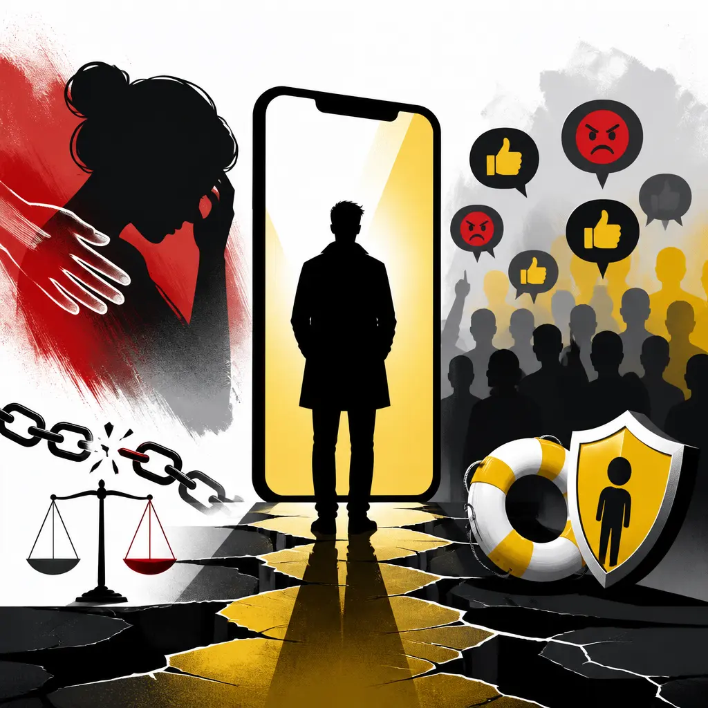 Illustration editoriale pour Jimmy Mohamed fait son retour sur Instagram malgré les accusations de violences conjugales
