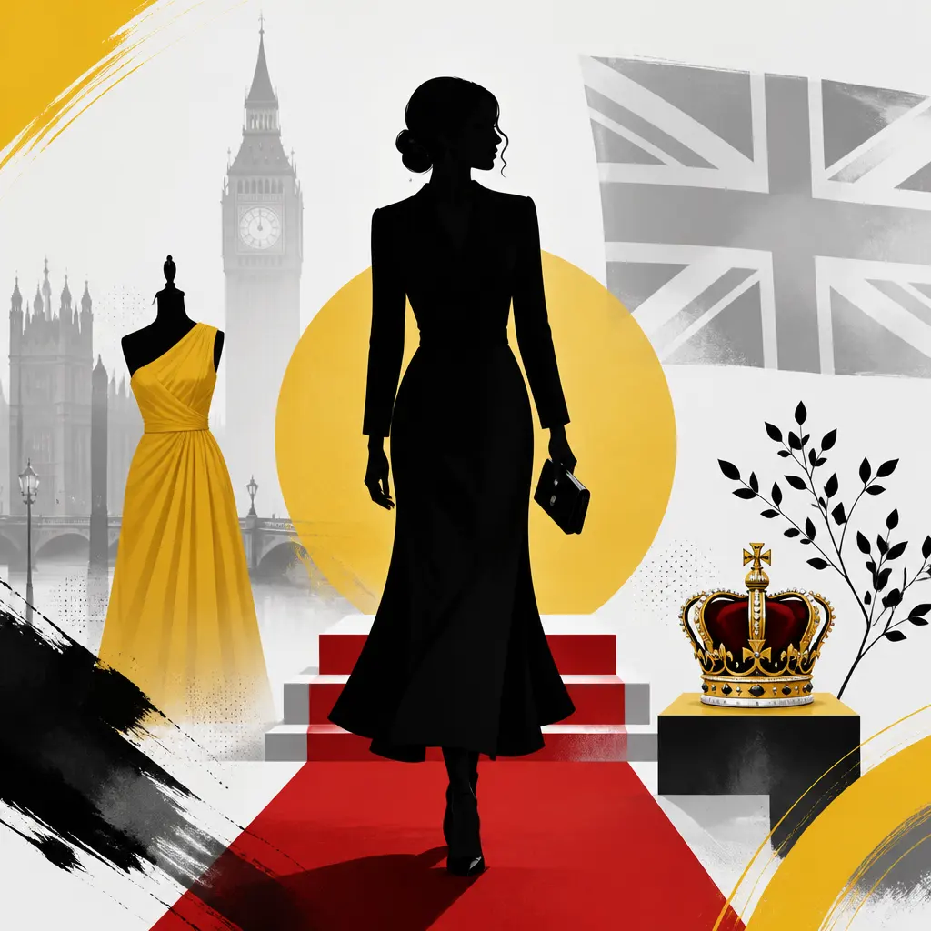 Illustration editoriale pour Kate Middleton élue femme britannique la mieux habillée