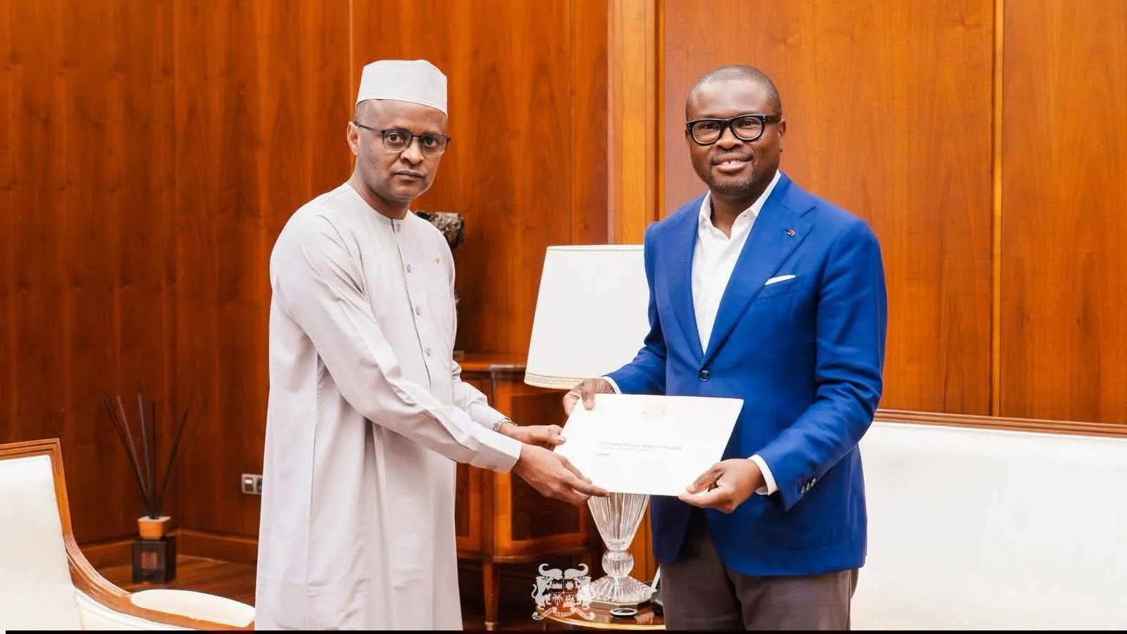 Cotonou: le ministre d’État tchadien reçu en audience par Romuald Wadagni