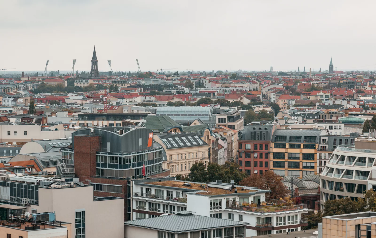 Vue générale de Berlin en Allemagne